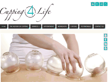 Tablet Screenshot of cupping4life.com
